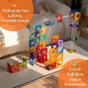 104 Parçalı Manyetik Parkur Seti