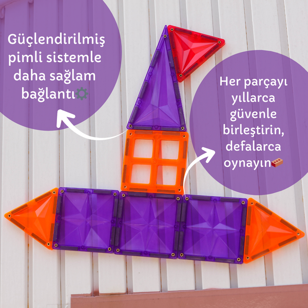 108 Parçalı Manyetik Yapı Seti