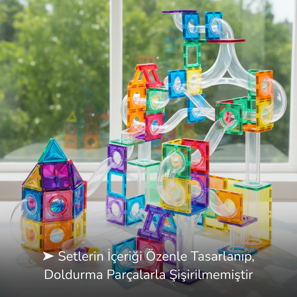 168 Parçalı Manyetik Parkur Seti