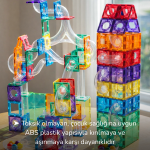 168 Parçalı Manyetik Parkur Seti