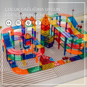 200 Parçalı Manyetik Karma Parkur Seti