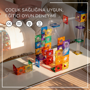 104 Parçalı Manyetik Parkur Seti