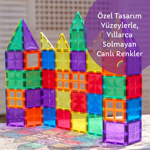 108 Parçalı Manyetik Yapı Seti