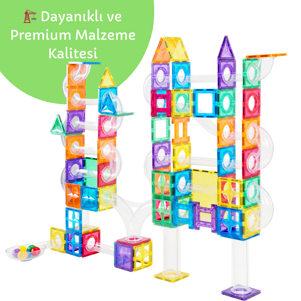 168 Parçalı Manyetik Parkur Seti