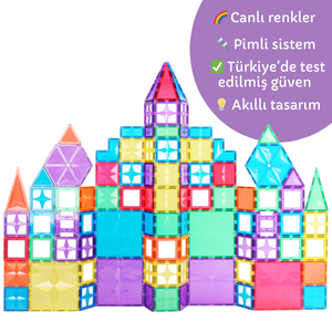 108 Parçalı Manyetik Yapı Seti