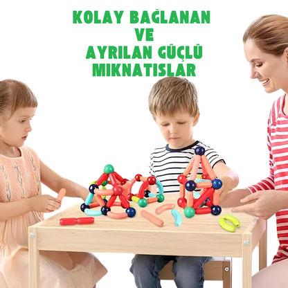 Manyetik Çubuk Yapı Seti