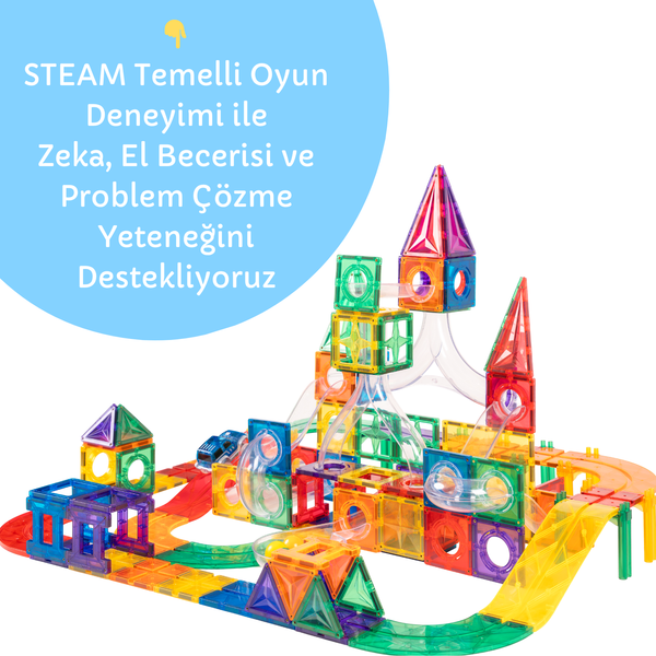 200 Parçalı Manyetik Karma Parkur Seti