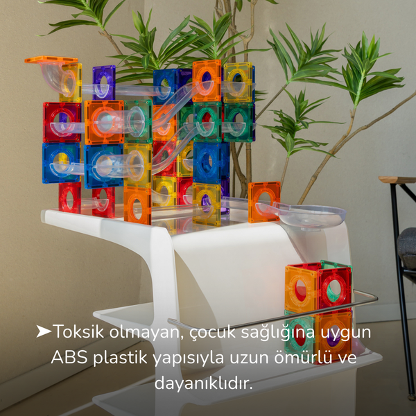 104 Parçalı Manyetik Parkur Seti