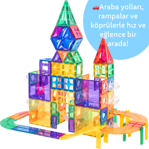 200 Parçalı Manyetik Karma Parkur Seti