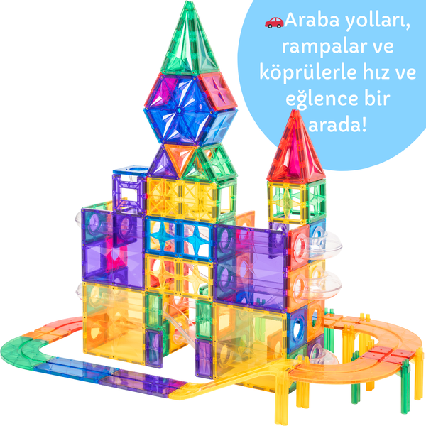 200 Parçalı Manyetik Karma Parkur Seti