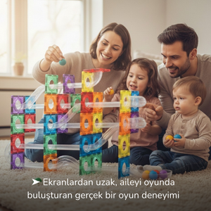 104 Parçalı Manyetik Parkur Seti