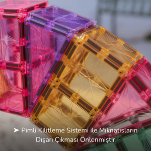 104 Parçalı Manyetik Parkur Seti