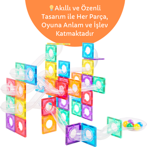 104 Parçalı Manyetik Parkur Seti