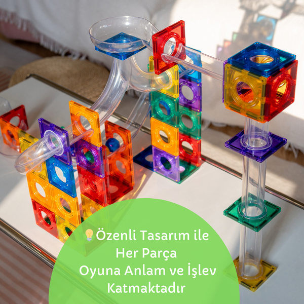 168 Parçalı Manyetik Parkur Seti