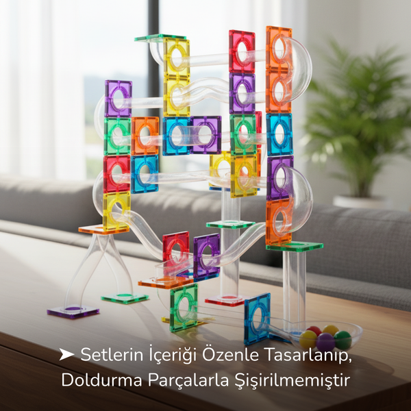 104 Parçalı Manyetik Parkur Seti