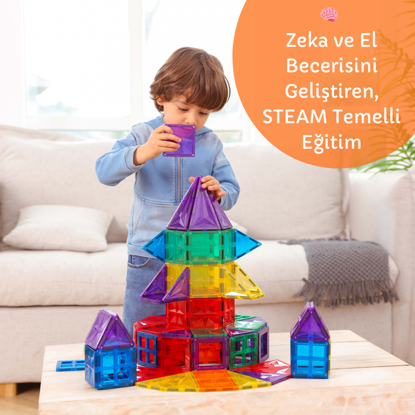 104 Parçalı Manyetik Parkur Seti