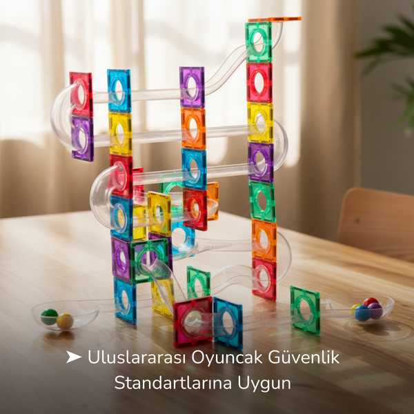 104 Parçalı Manyetik Parkur Seti
