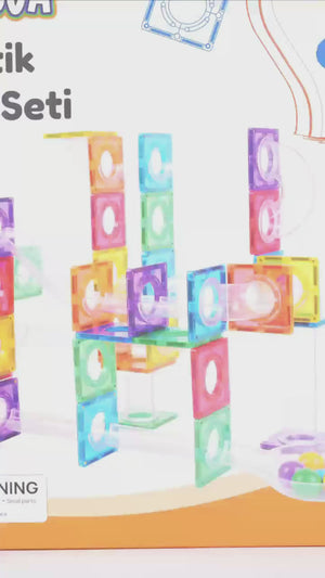 104 Parçalı Manyetik Parkur Seti